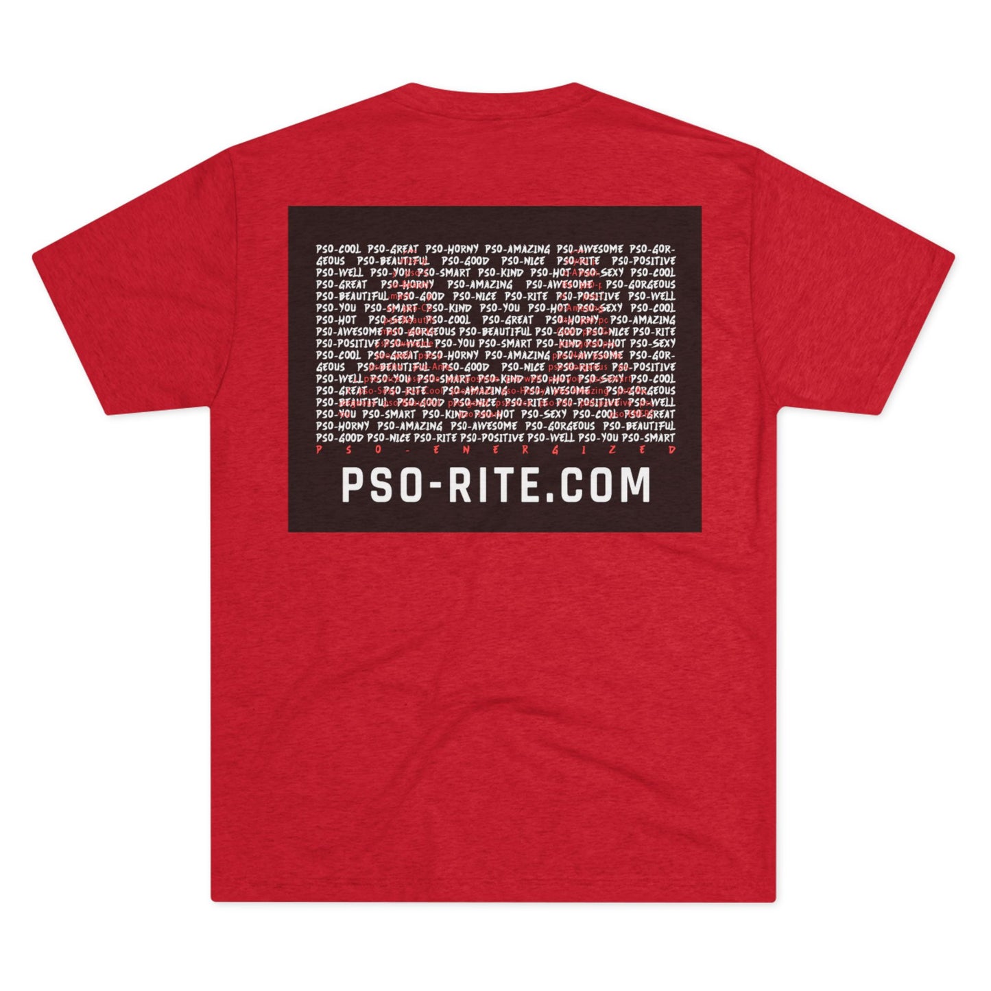 PSO-What T-Shirt - Back Design Only (11 Colors)