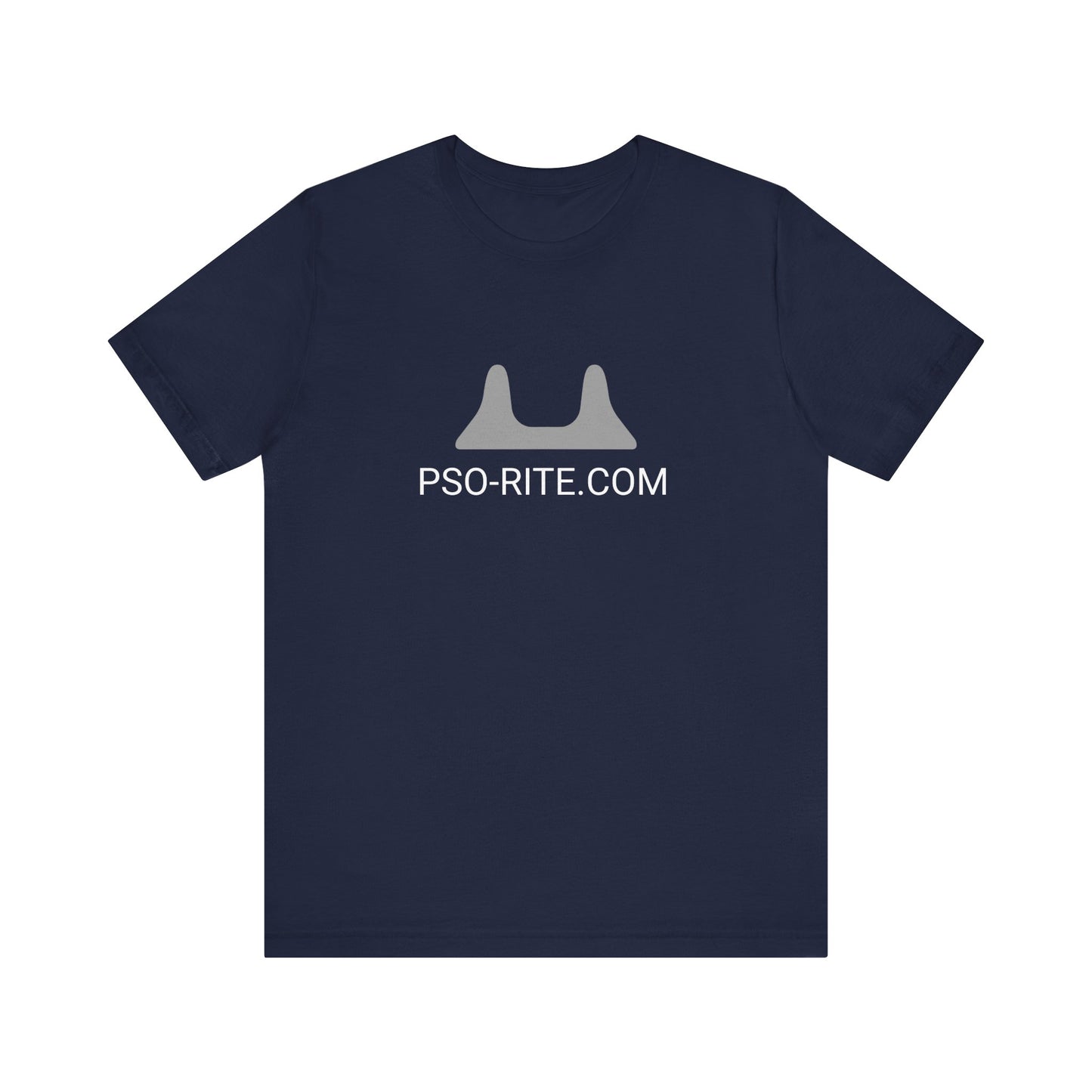 PSO-RITE Unisex Jersey Short Sleeve Tee - Front & Back Design (9 Colors)