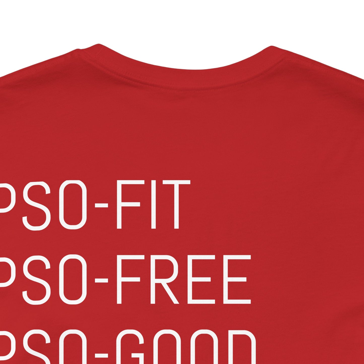 PSO-RITE Unisex Jersey Short Sleeve Tee - Front & Back Design (9 Colors)