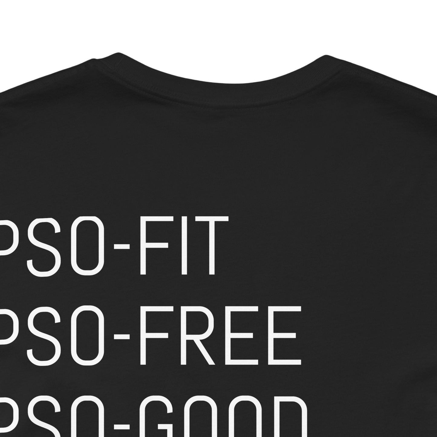 PSO-RITE Unisex Jersey Short Sleeve Tee - Front & Back Design (9 Colors)