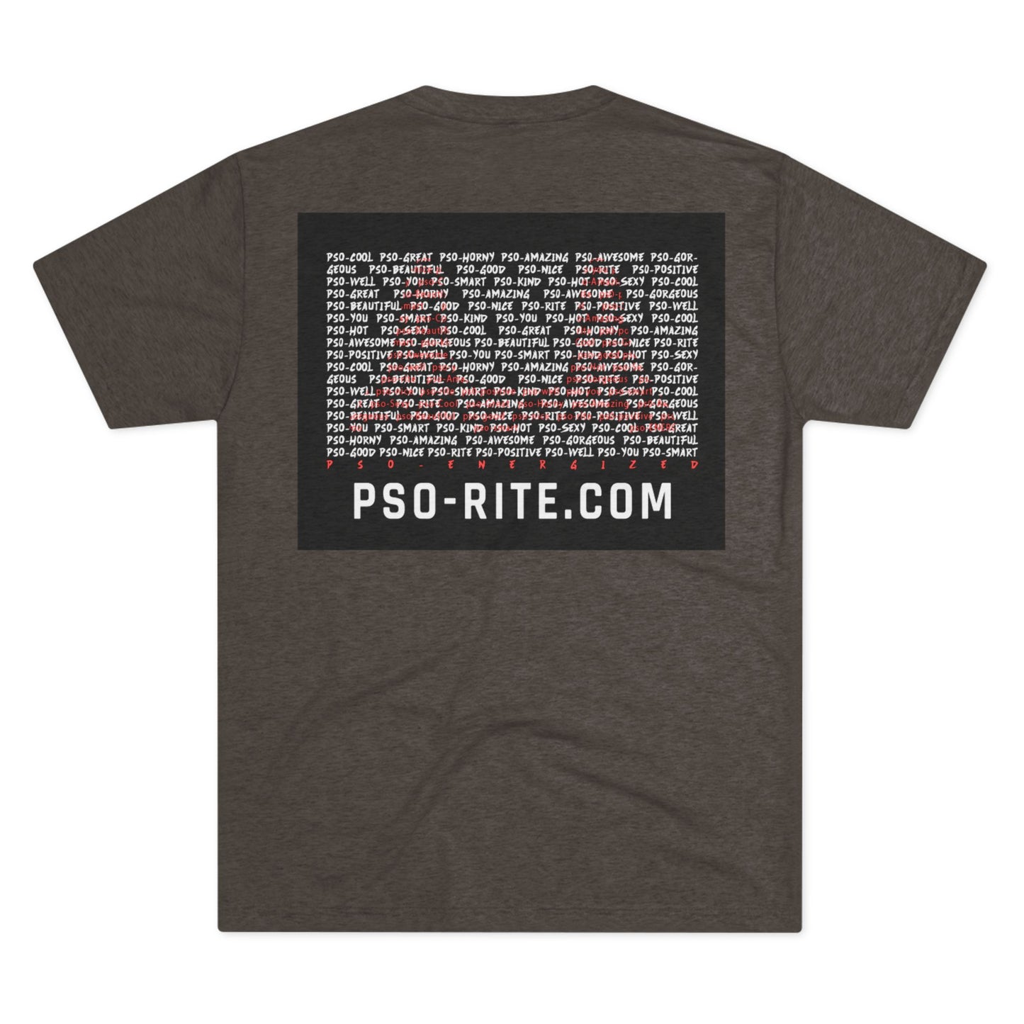 PSO-What T-Shirt - Back Design Only (11 Colors)