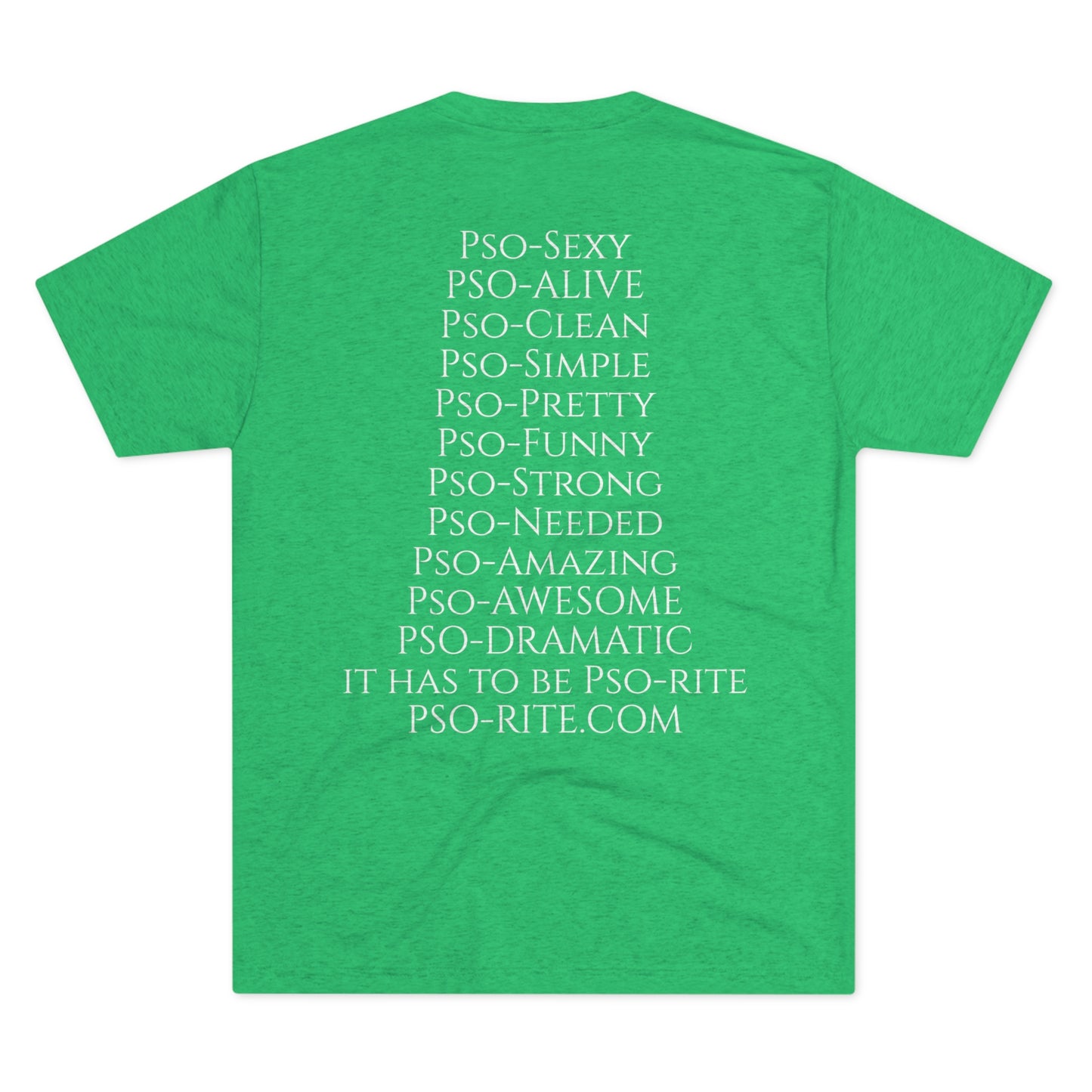 PSO-RITE Logo Unisex T-shirt - Front & Back Design (9 Colors)