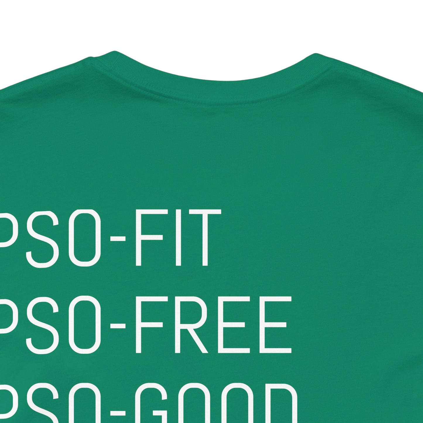 PSO-RITE Unisex Jersey Short Sleeve Tee - Front & Back Design (9 Colors)