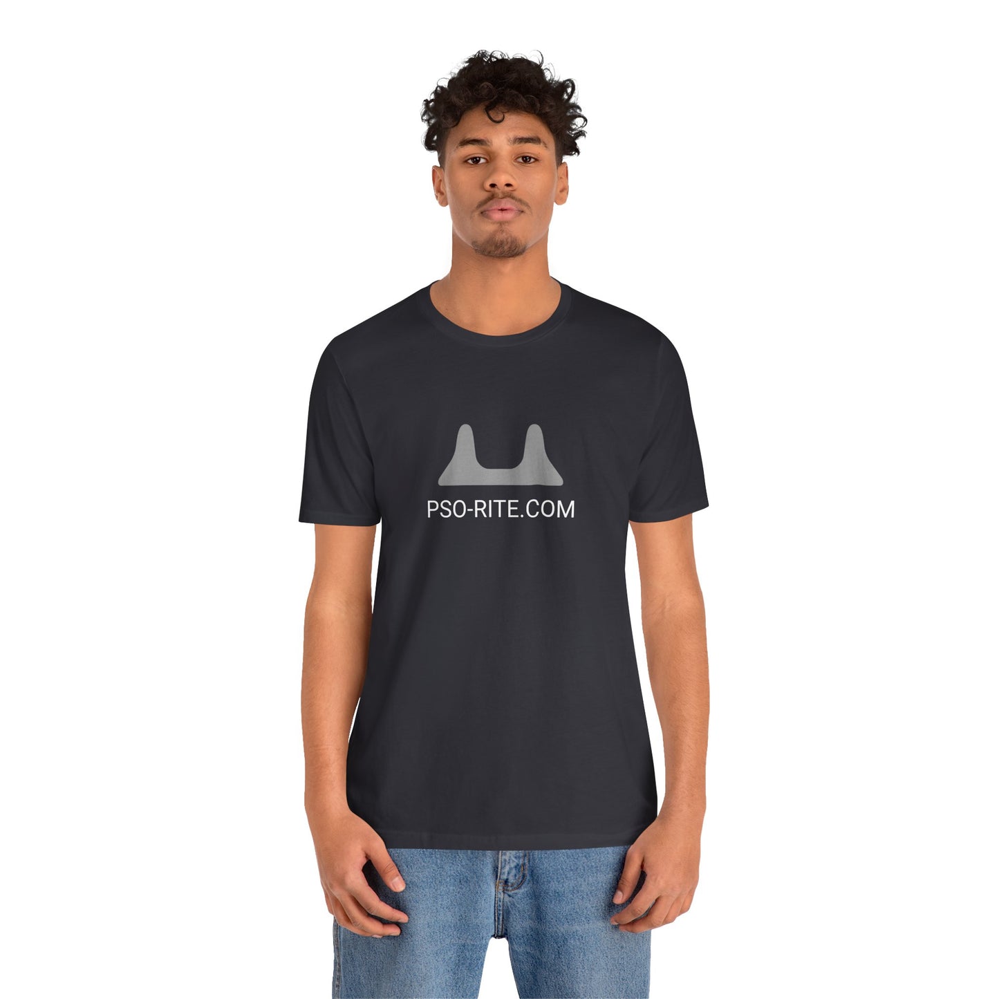PSO-RITE Unisex Jersey Short Sleeve Tee - Front & Back Design (9 Colors)