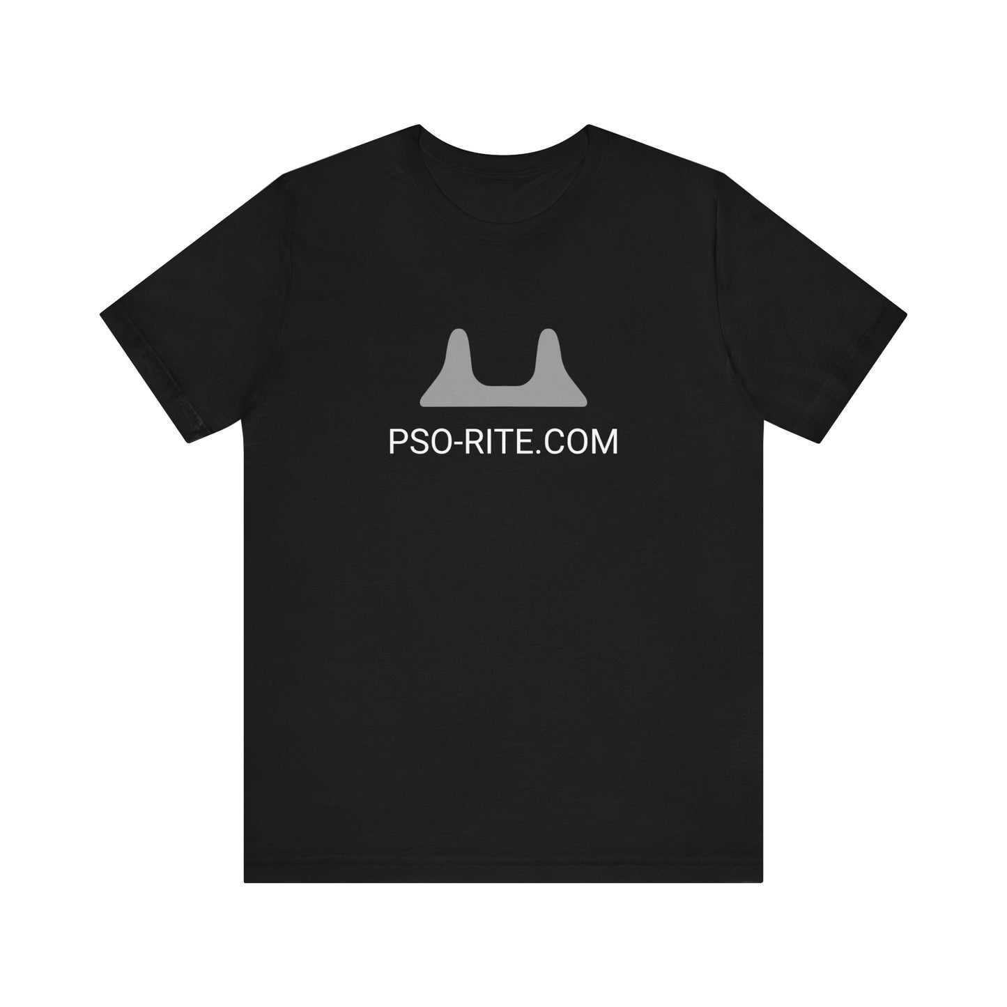 PSO-RITE Unisex Jersey Short Sleeve Tee - Front & Back Design (9 Colors)