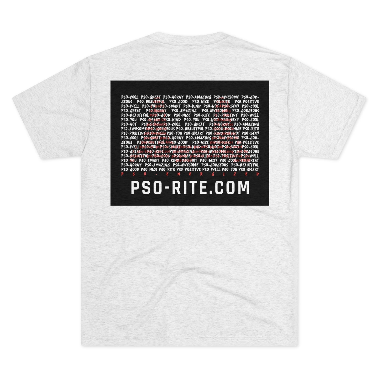 PSO-What T-Shirt - Back Design Only (11 Colors)