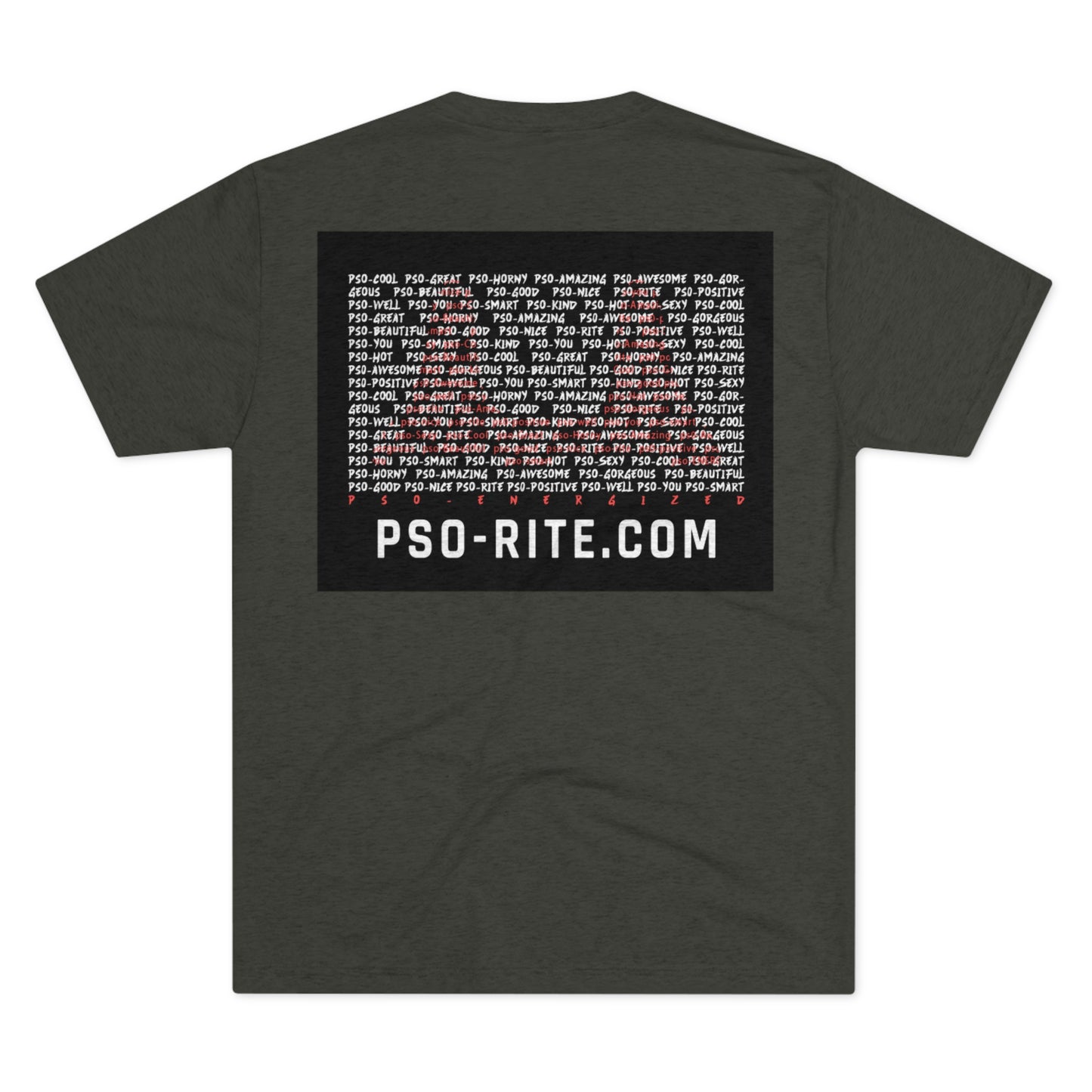 PSO-What T-Shirt - Back Design Only (11 Colors)