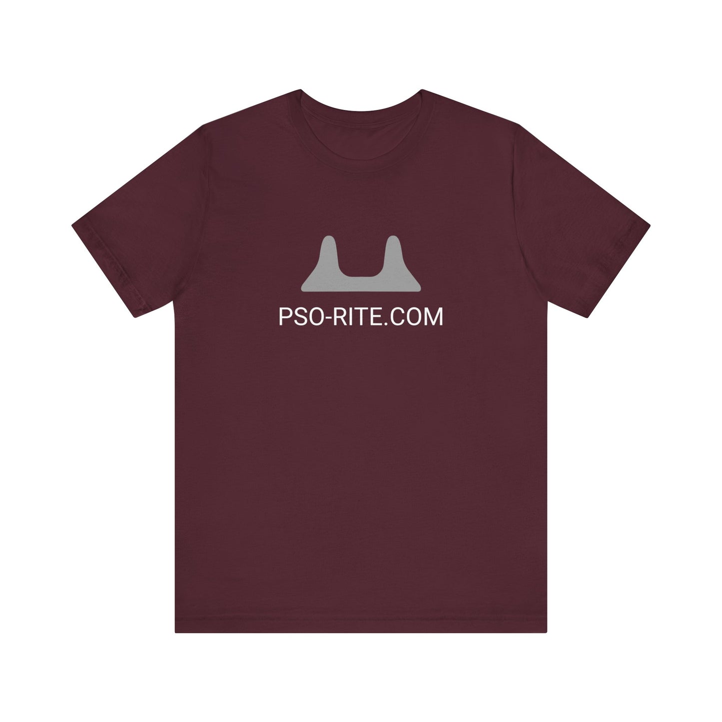 PSO-RITE Unisex Jersey Short Sleeve Tee - Front & Back Design (9 Colors)