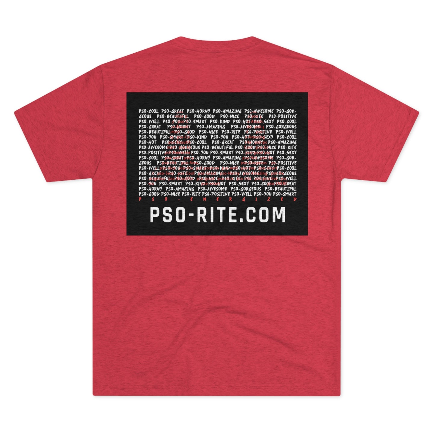 PSO-What T-Shirt - Back Design Only (11 Colors)