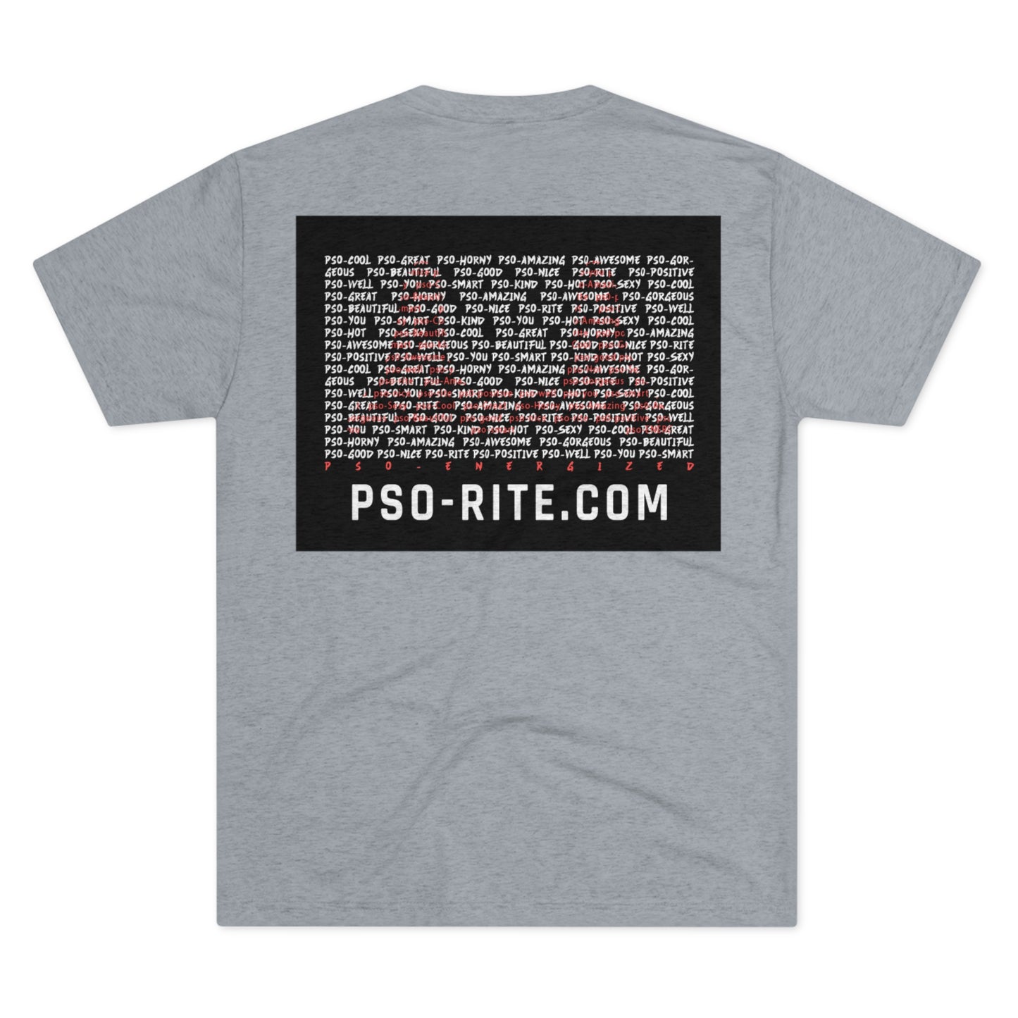 PSO-What T-Shirt - Back Design Only (11 Colors)