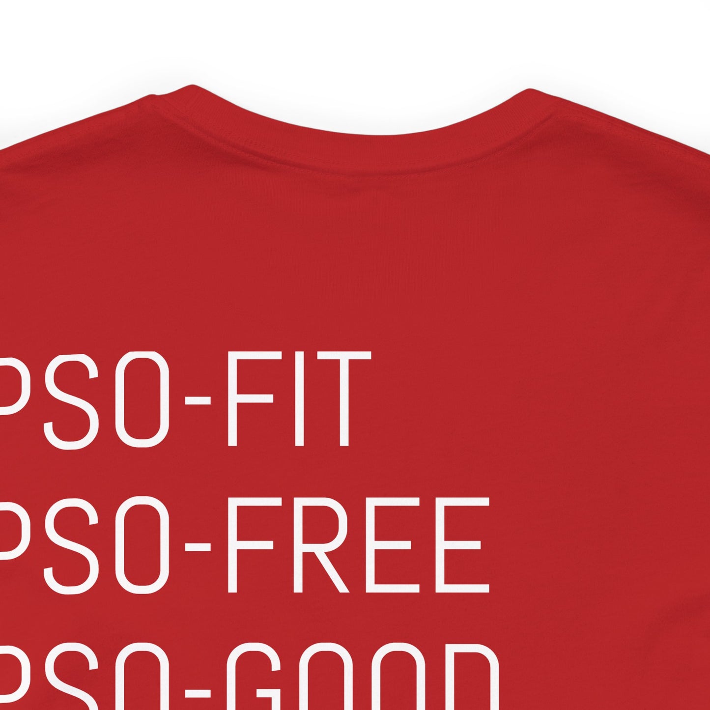 PSO-RITE Unisex Jersey Short Sleeve Tee - Front & Back Design (9 Colors)